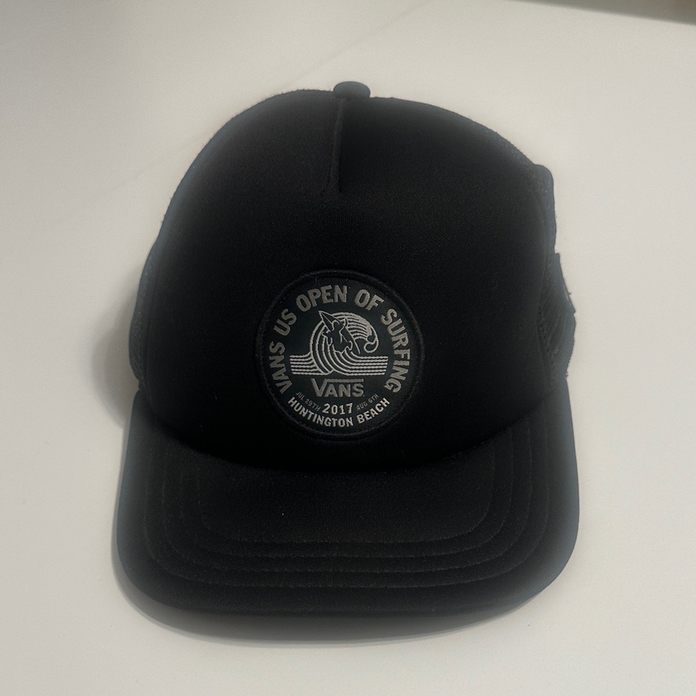 Vans Black 2017 US Open of Surfing Trucker Hat